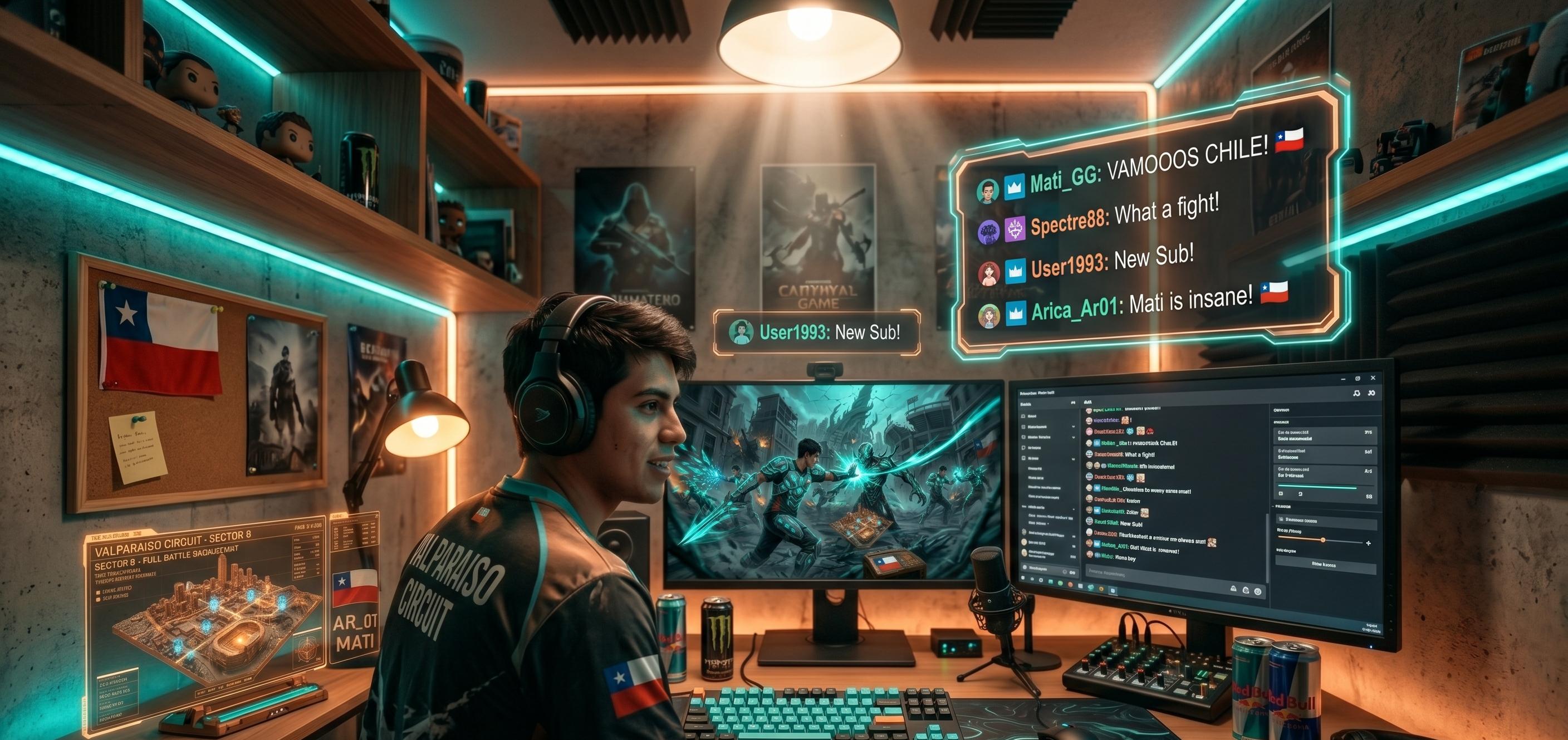 Copper toned multiplayer strategy artwork